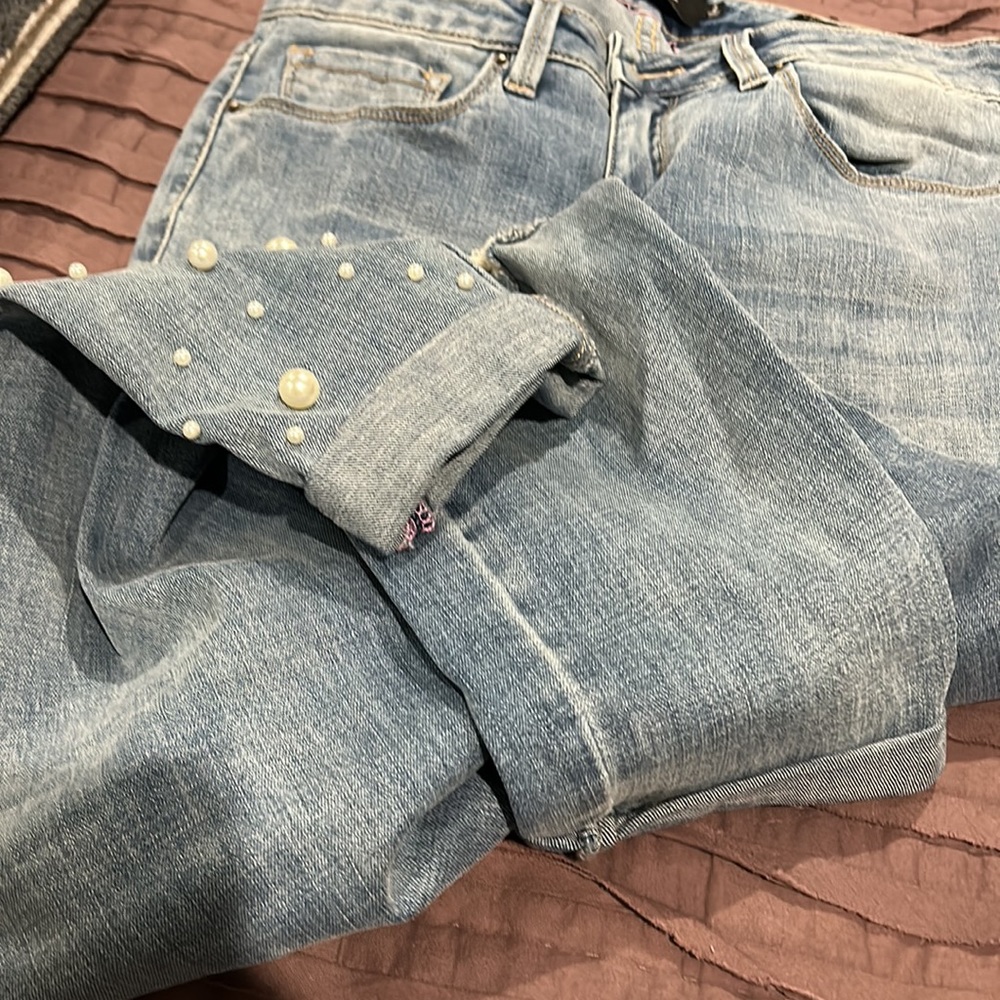 Pearl embellished jeans - Picture 5 of 7
